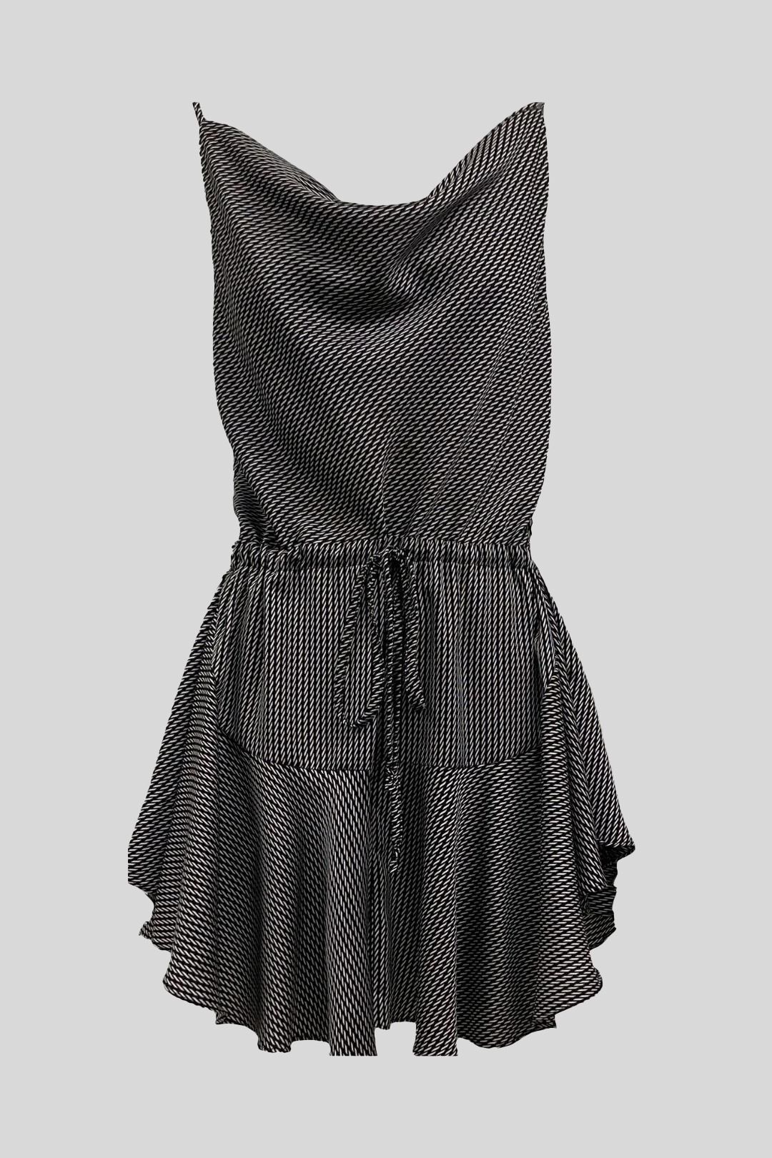 CHASING JOY RED WOVEN MINI DRESS