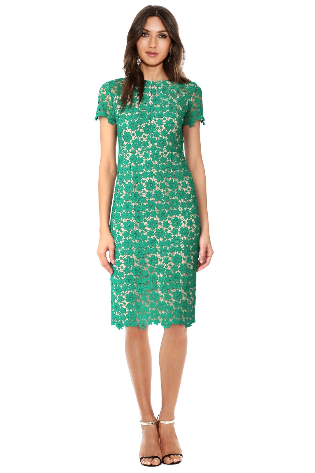 Shoshanna beaux guipure cheap lace sheath dress