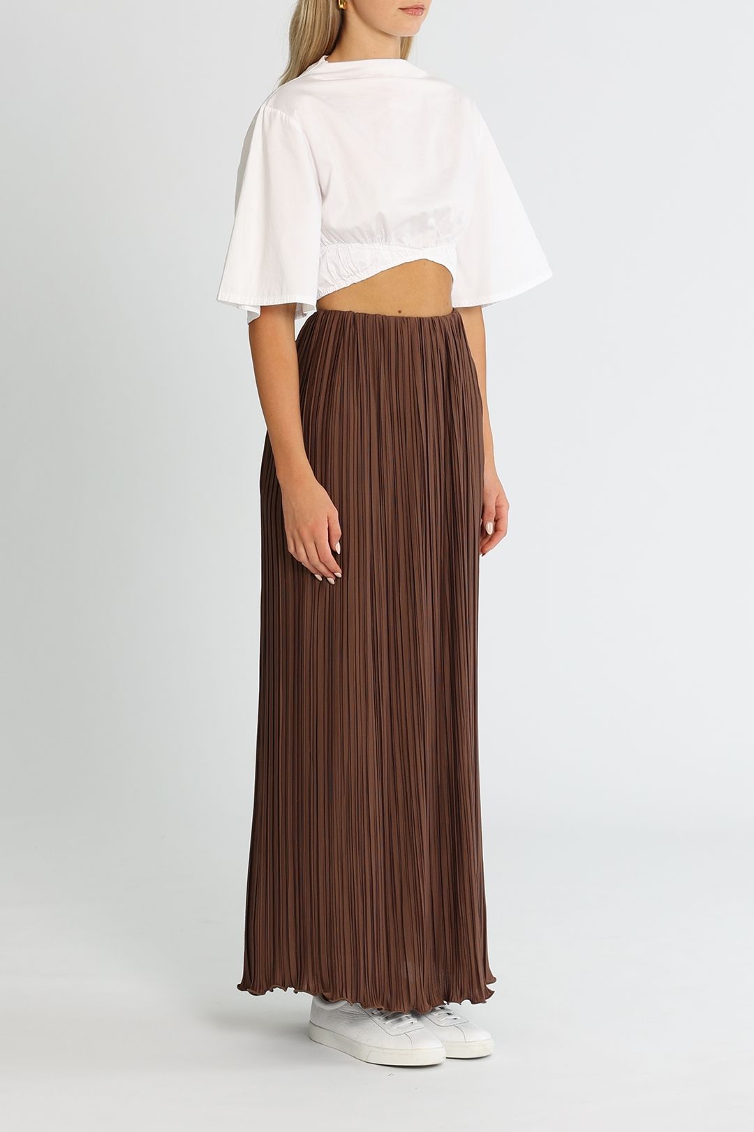 Significant Other Adeline Skirt Chocolate Maxi
