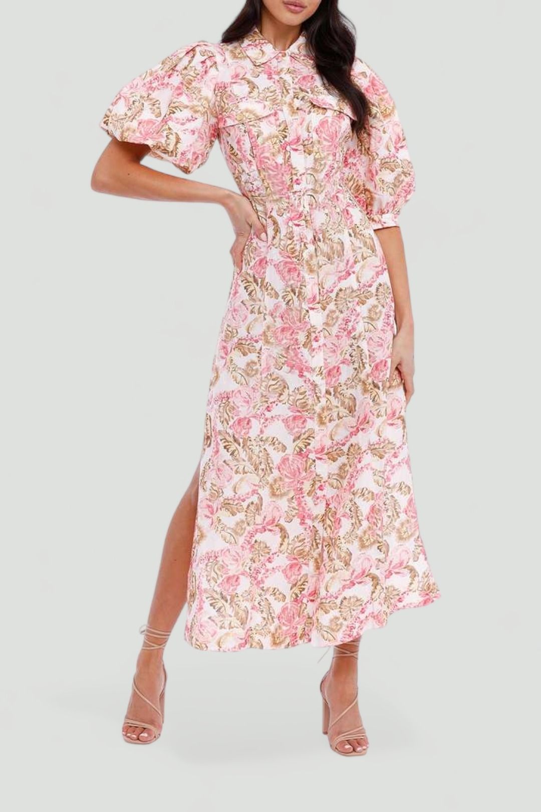 Significant Other Deanna Dress Sangria Floral print