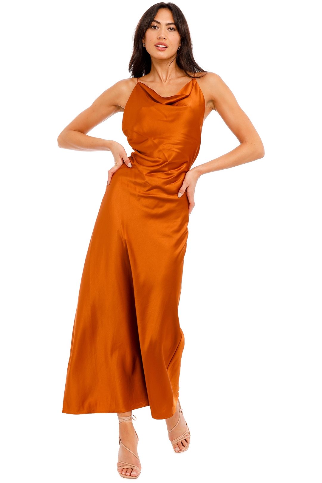open lace back dress Significant Other Paiton Maxi Dress