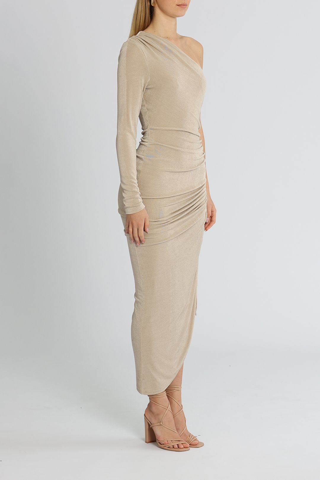 Significant Other Kira Dress One Shoulder Neckline