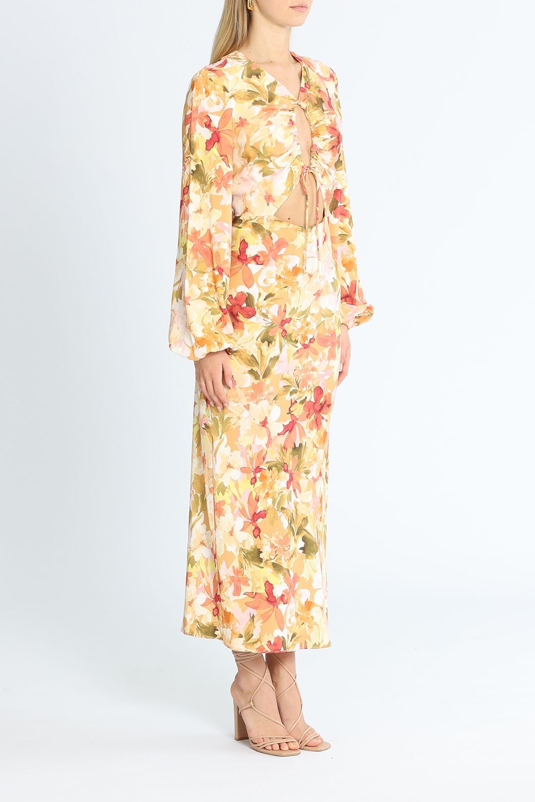 Significant Other Lucia Dress Floral Cutout