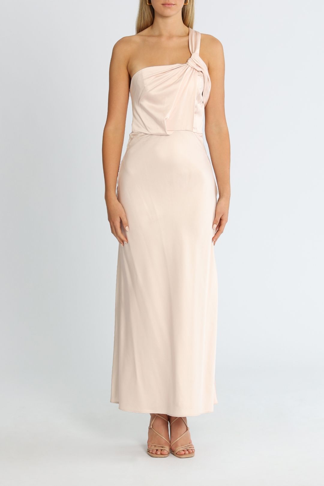 Macy's white long formal dress best sale