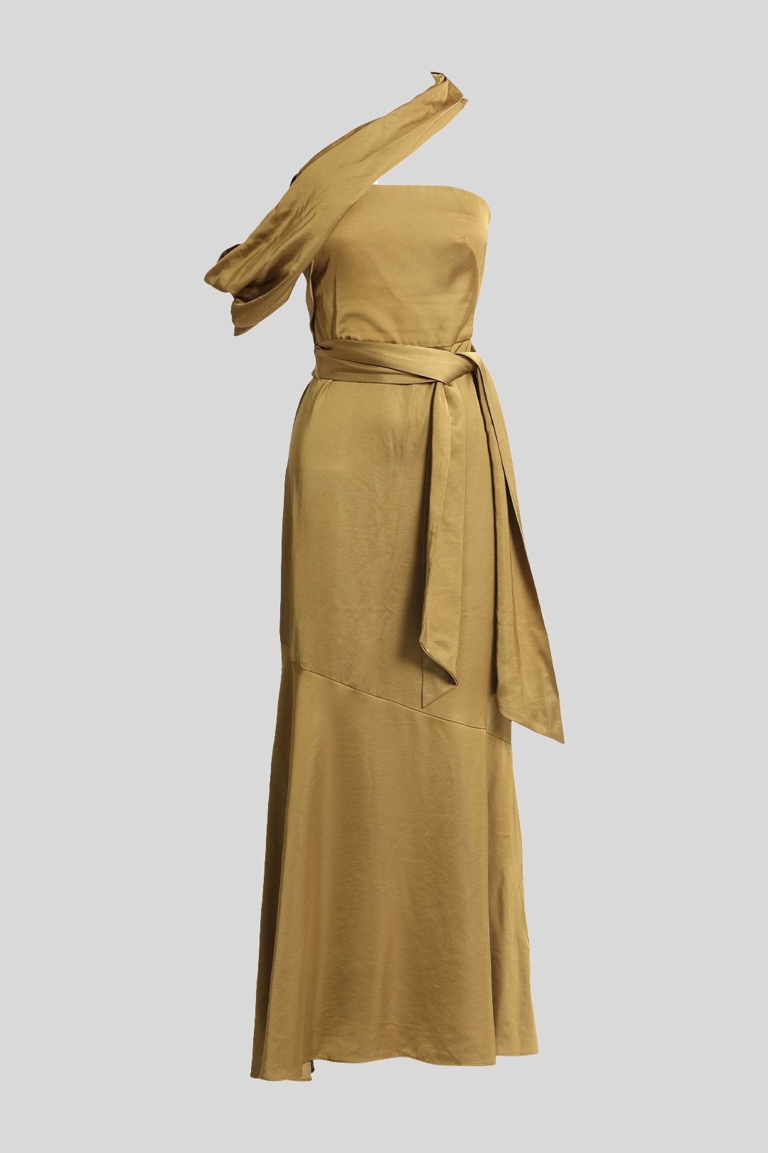 Olive Amal One-Shoulder Maxi Dress