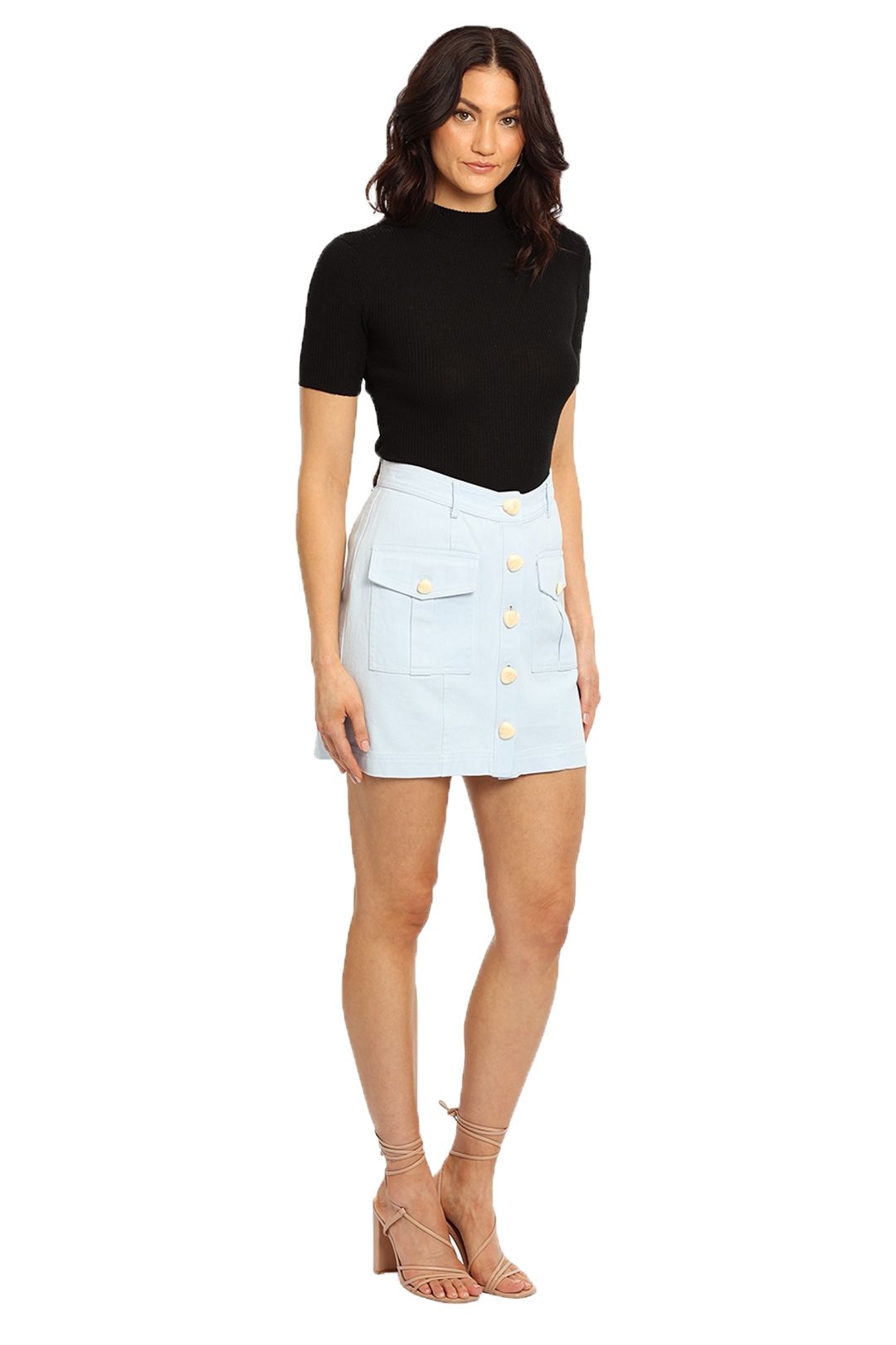 Significant Other Regina Skirt pastel blue