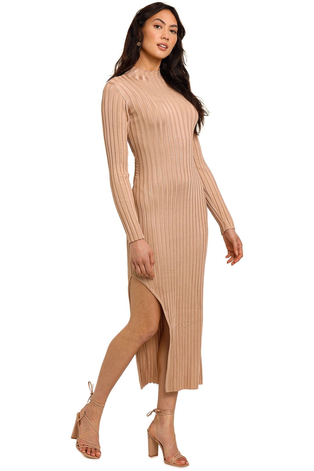 Significant Other Sylvia Knit Dress Champagne