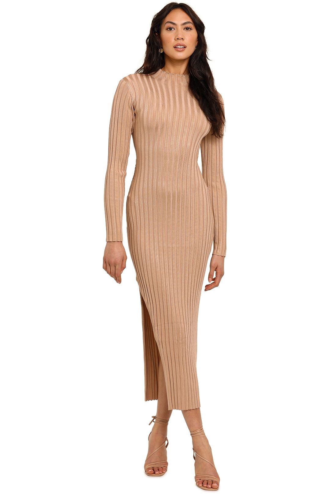 white christmas dresses LeAnn Sweater Dress - Oatmeal main image 1