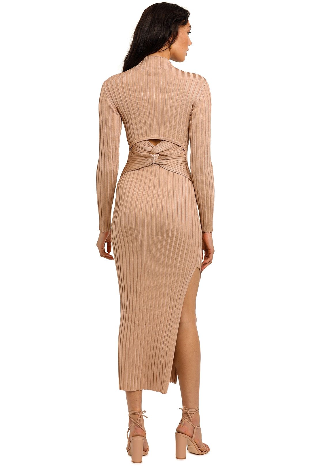 Hire Sylvia Knit Dress in Champagne | Significant Other | GlamCorner