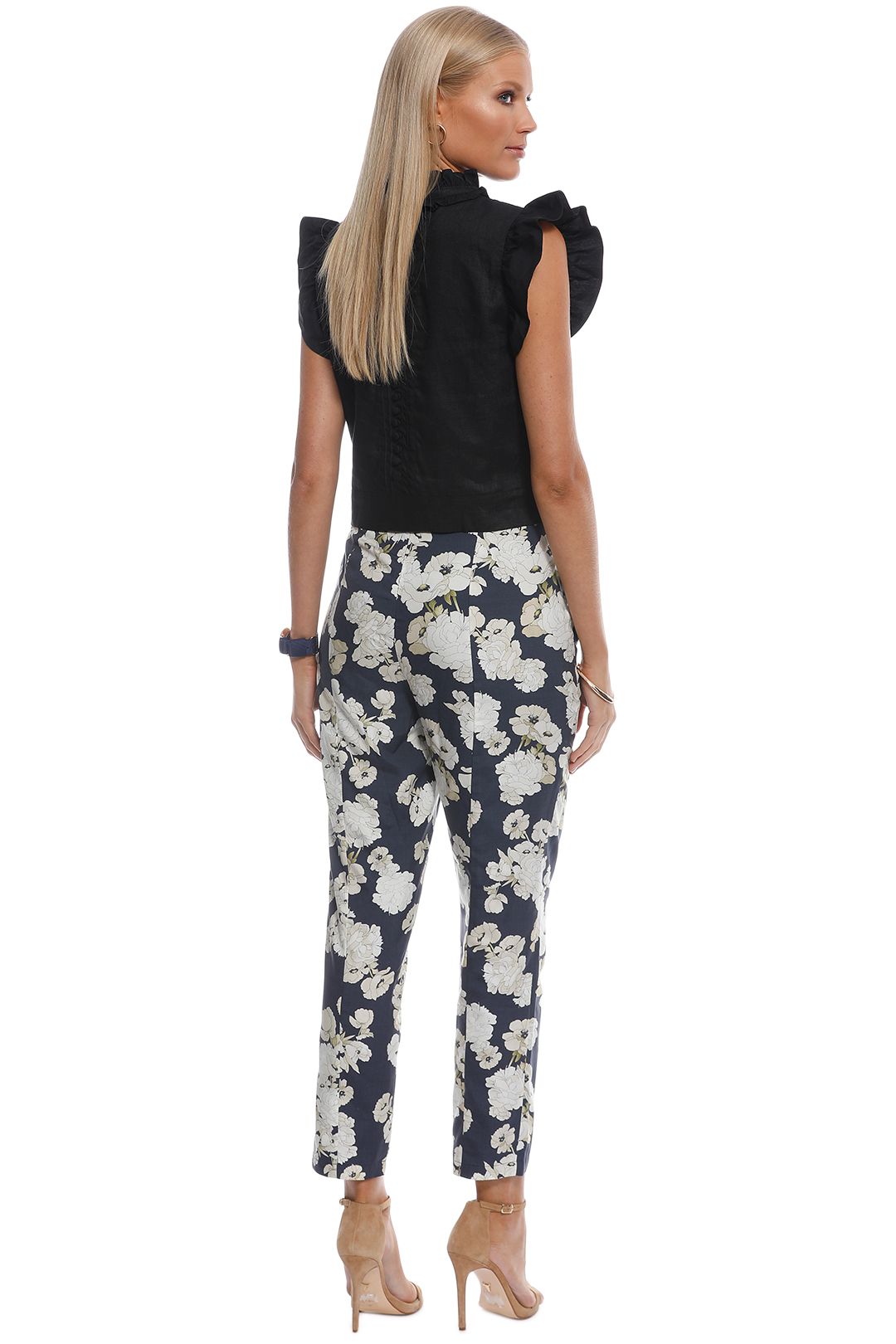 SIR the Label - Bellagio Panelled Pant - Multi - Back