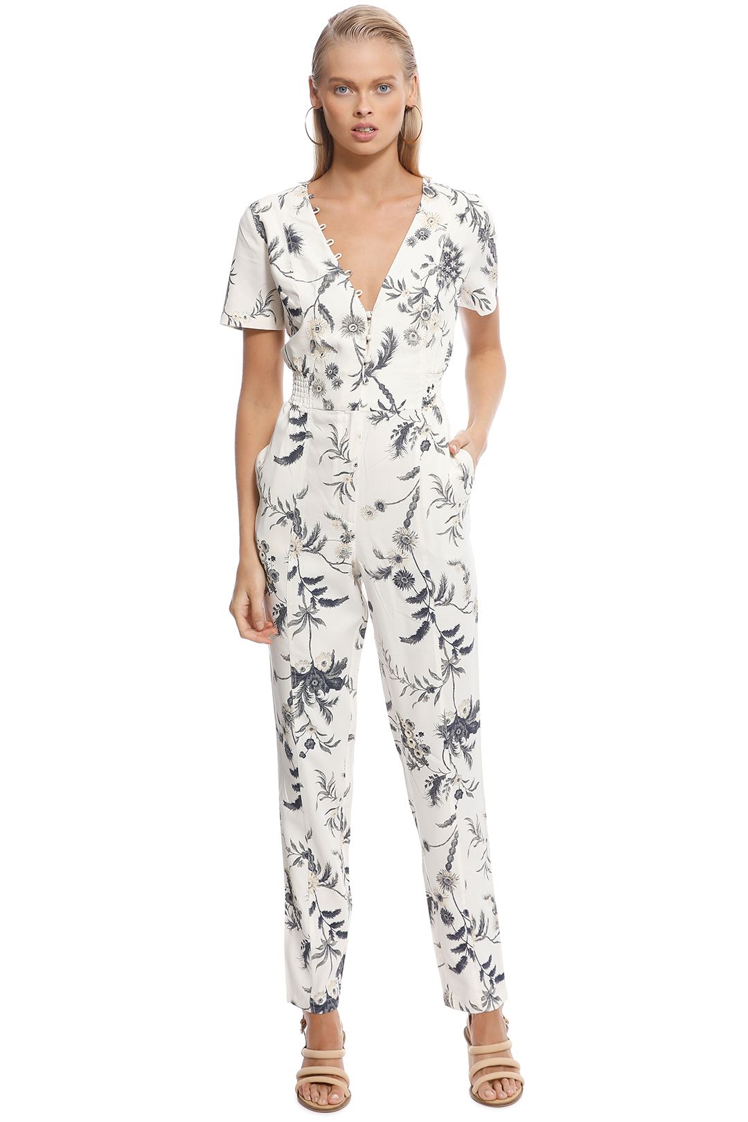 Sir the label white jumpsuit online