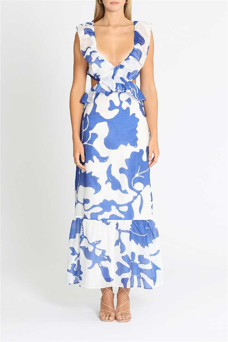 Hire Vivi Frill Maxi | Sir The Label | GlamCorner