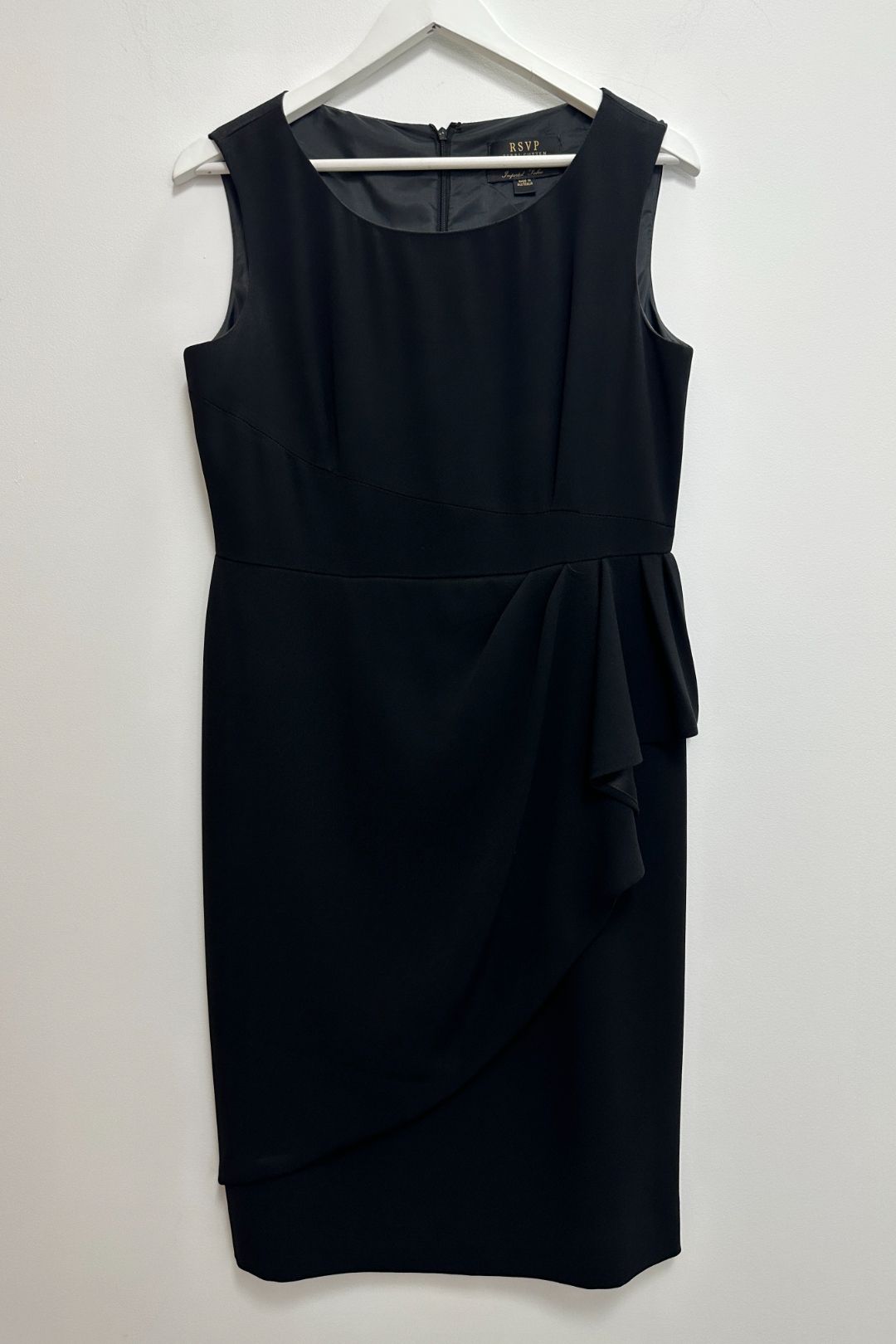 Buy Sleeveless Knee Length Dress in Black | Perri Cutten | GlamCorner