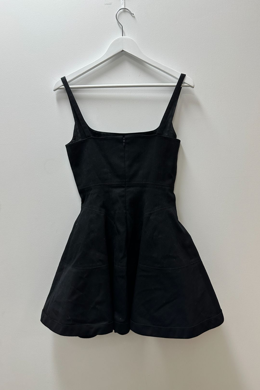 black skater dress mini Short Black Tulle Homecoming Dress with Deep V-Neck Black / 6 main image 1