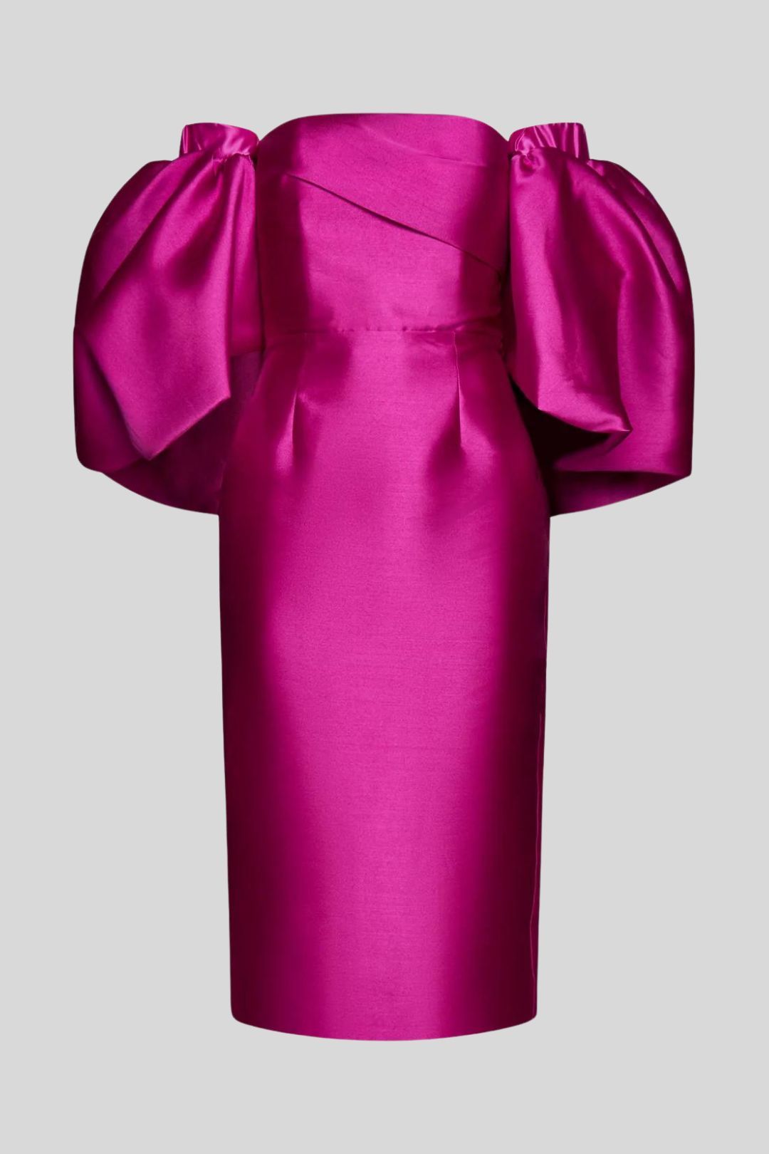 Solace London Aria Off Shoulder Dress Deep Purple
