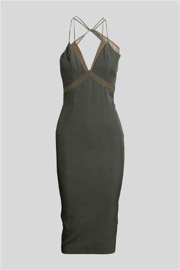 blue dress for baby girl Ribbed Knit Midi Dress main image 1