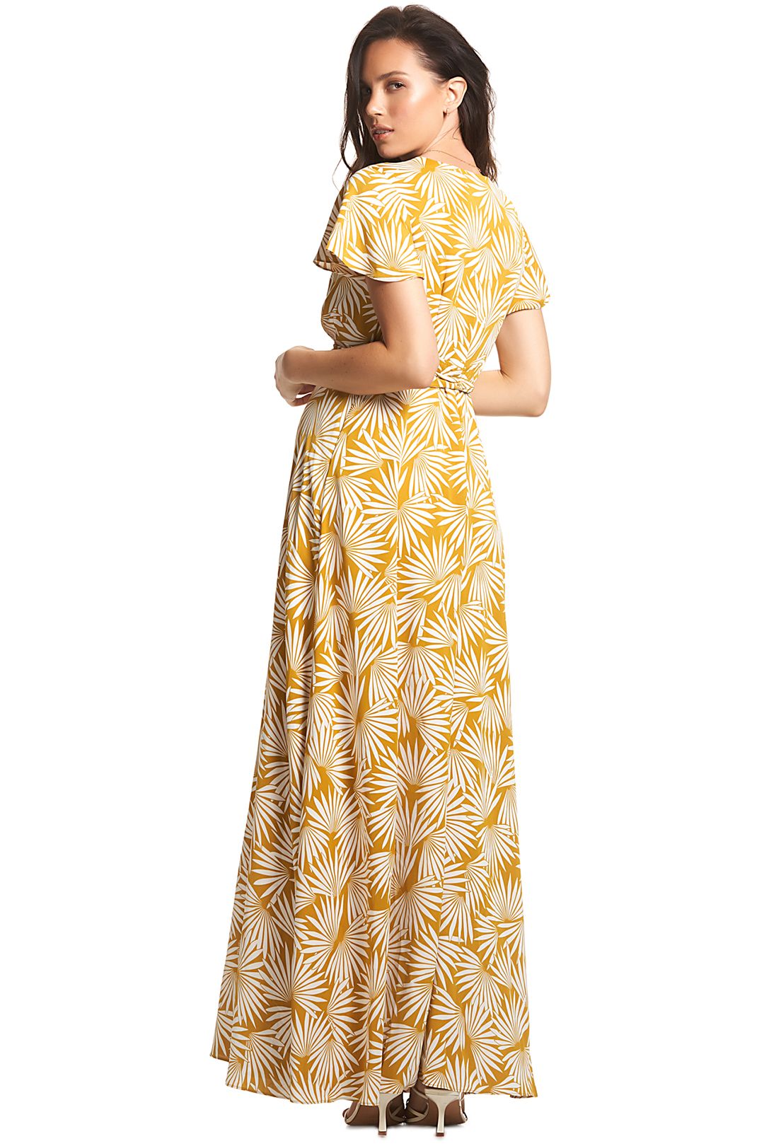 Soon-Maternity-Elizabeth-Maxi-Dress-Yellow-Sun-Print-Back