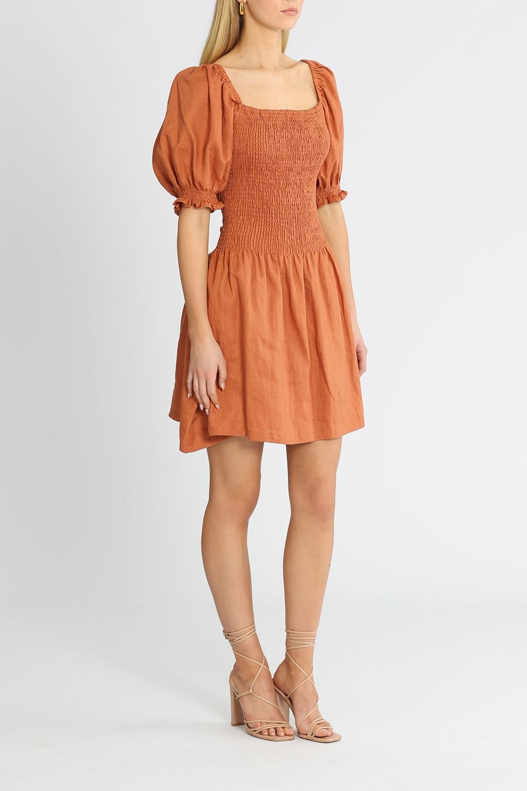 Sovere Bounty Mini Dress Brown