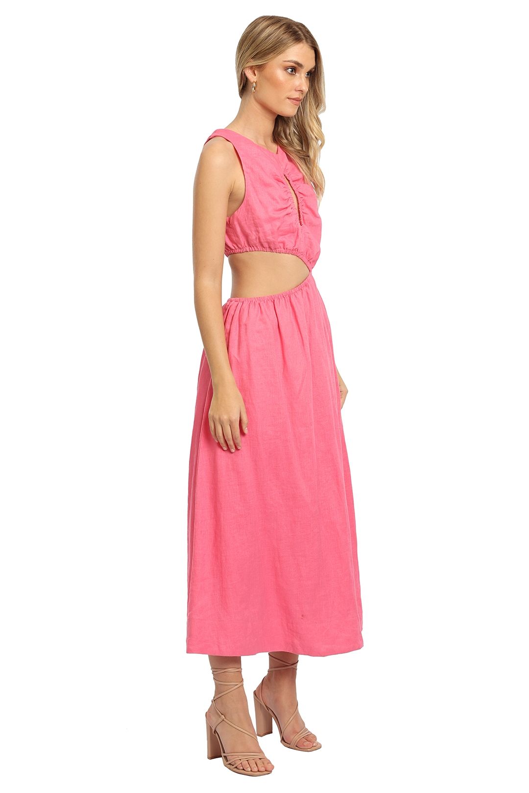 Pink cut out dress 2025