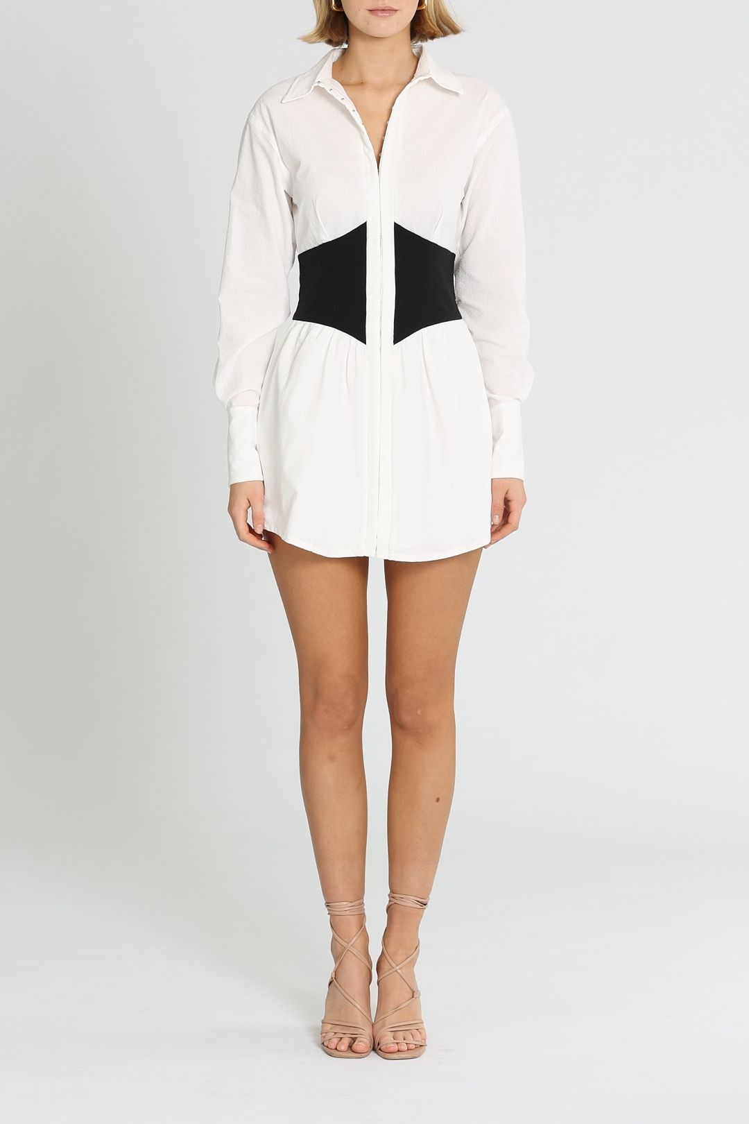 Sovere Reminisce Corset Mini Dress White