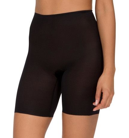 Spanx - Skinny Britches Black Mid Thigh Short - Black - Front