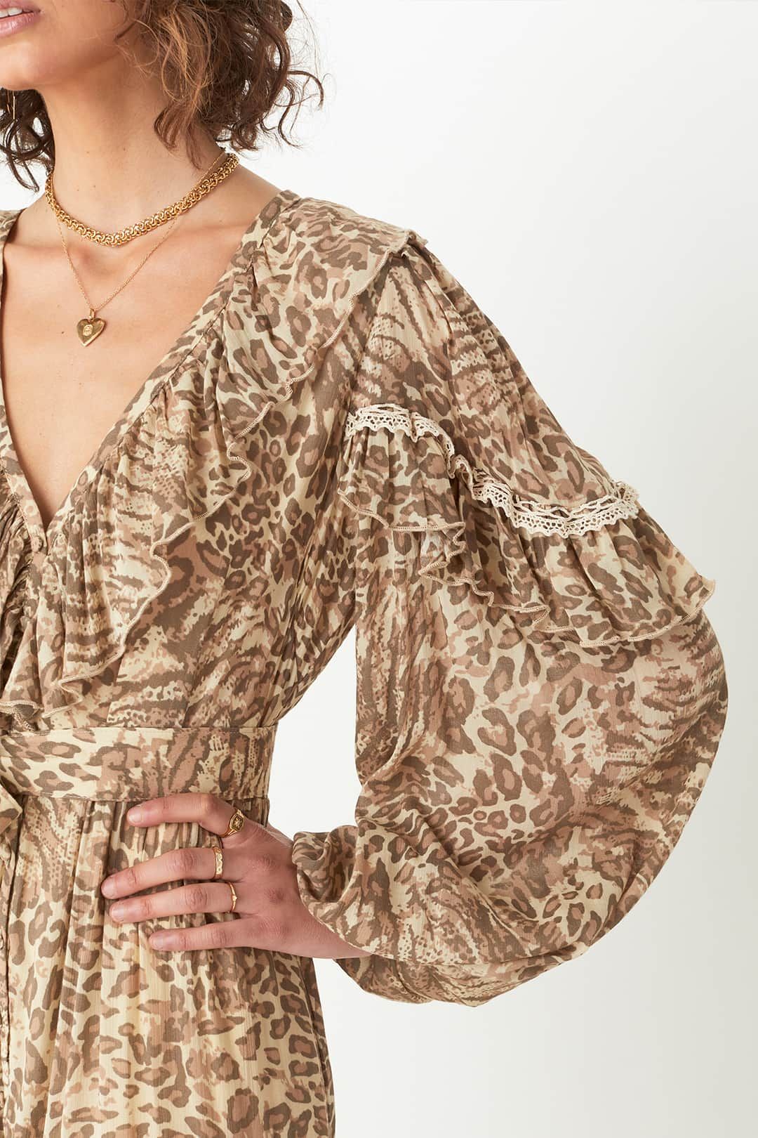 Ada Gown in Leopard Spell GlamCorner