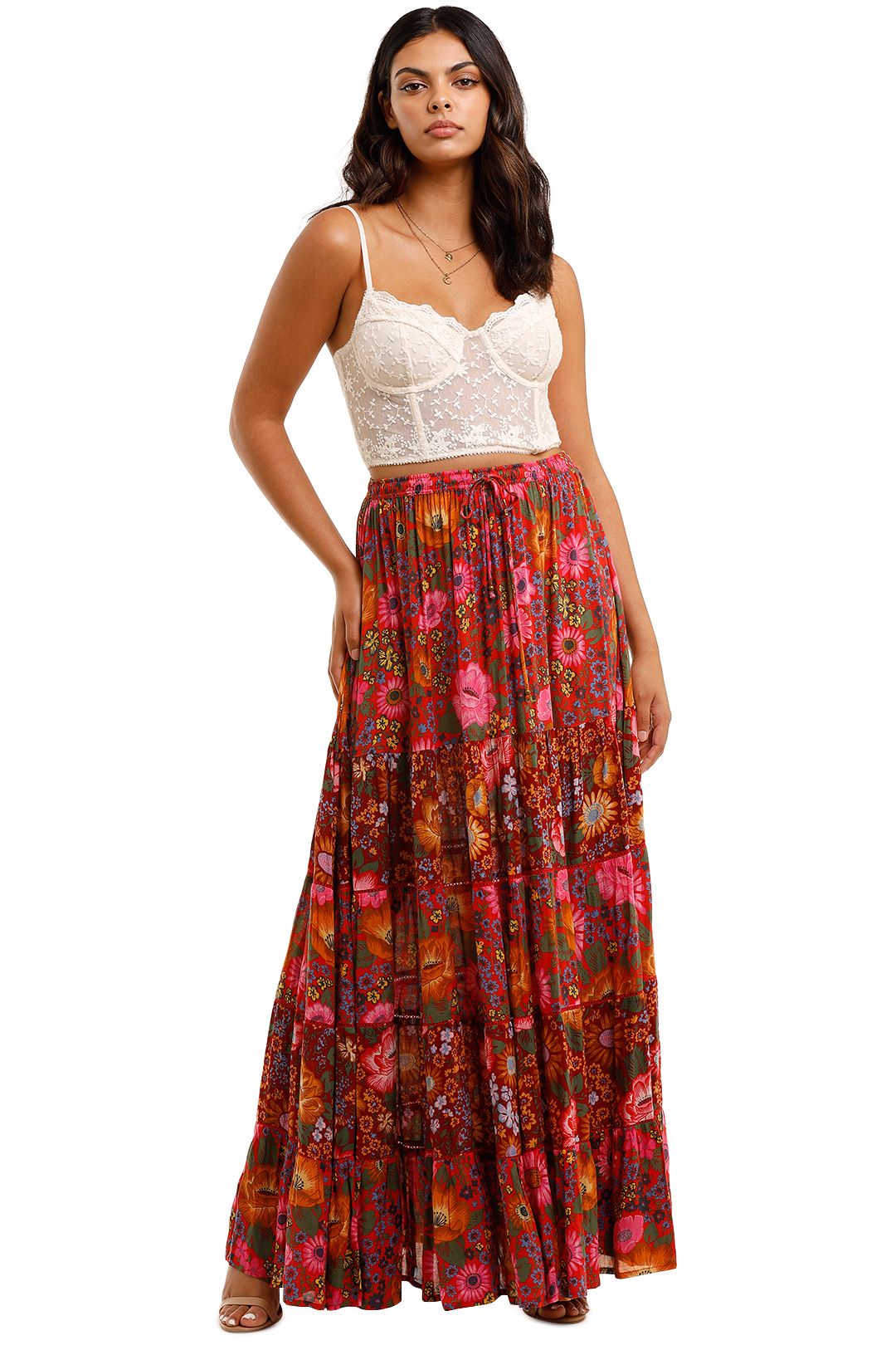 Desert Daisy Maxi Skirt in Tulip Spell GlamCorner