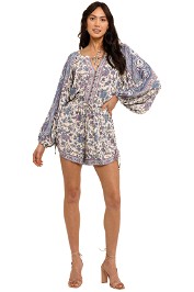 Spell Folk Song Romper Sky