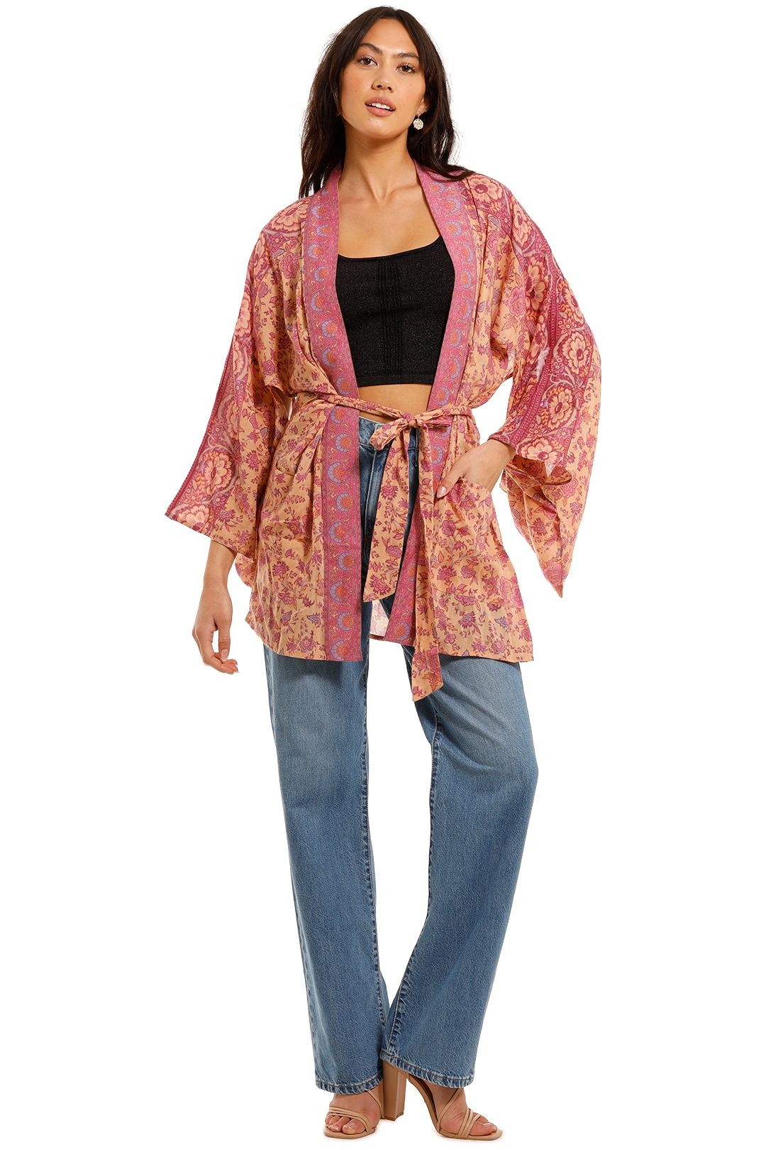 Hire Folk Song Short Robe Blossom | Spell | GlamCorner