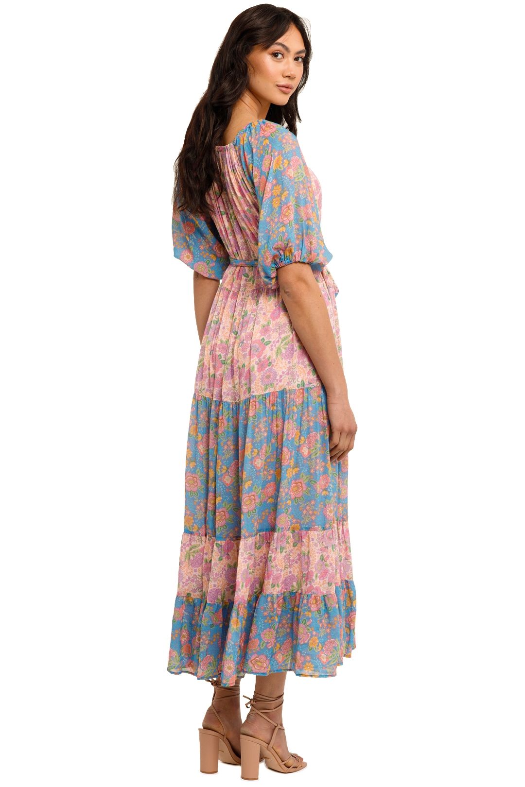 Hire Juniper Tiered Gown in Lilac Spell GlamCorner