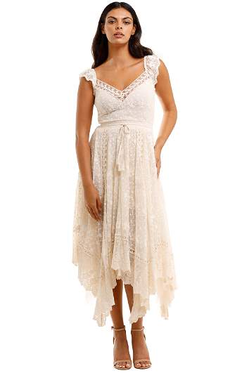 Le Gauze Lace Kerchief Dress | Spell | Glamcorner Le Gauze Lace Kerchief Dress | Spell | Glamcorner