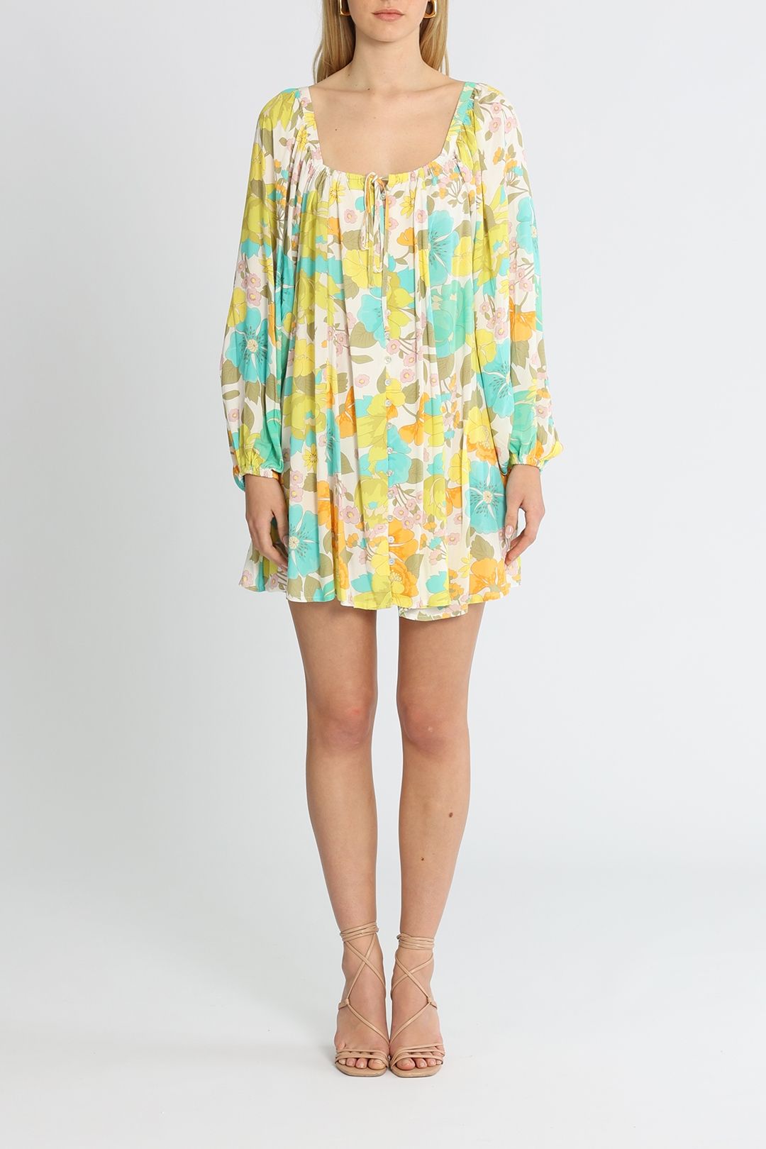 Hire Lemonade Mini Dress Citrus Spell GlamCorner