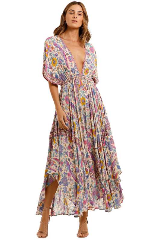 Hire Lovebird Half Moon Gown | Spell | GlamCorner