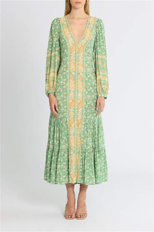 madame peacock boho dress Madame Peacock Boho Mini Dress- Coffee