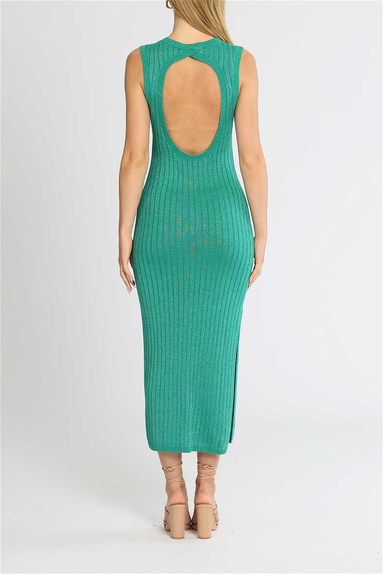 spell knit midi dress Spell - Spell The Moss Knit Midi Dress L