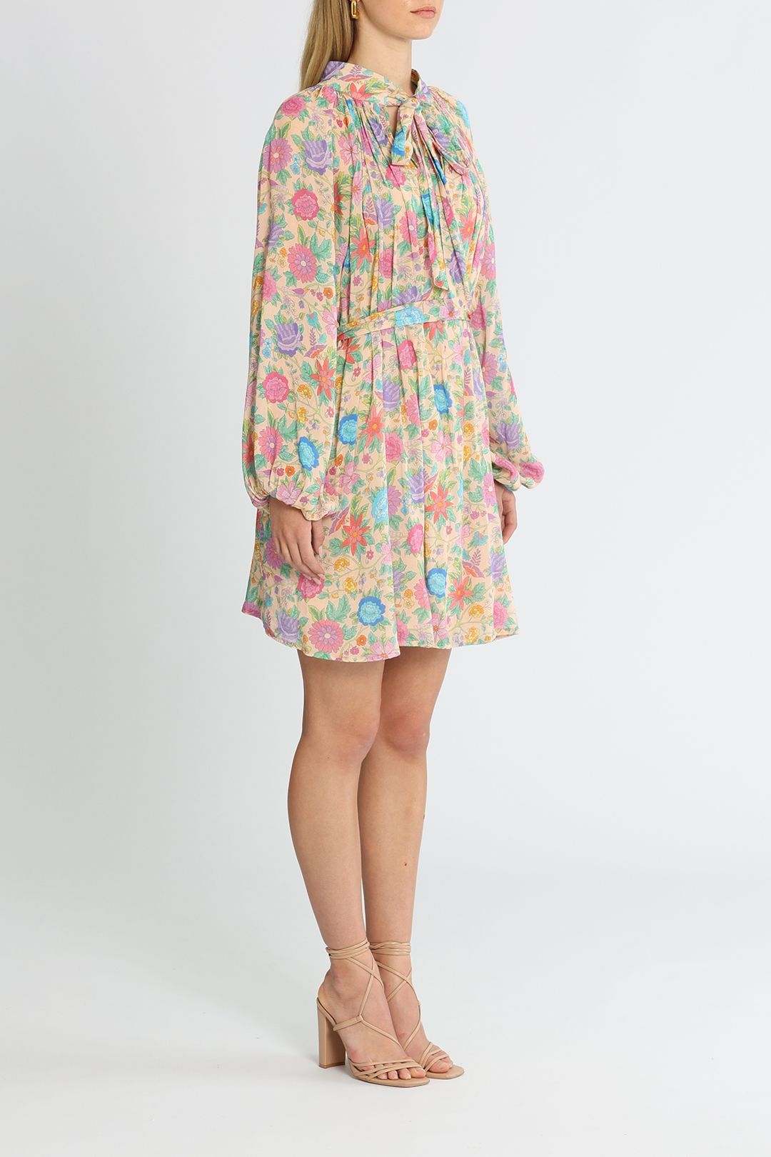 High neck spring dresses store