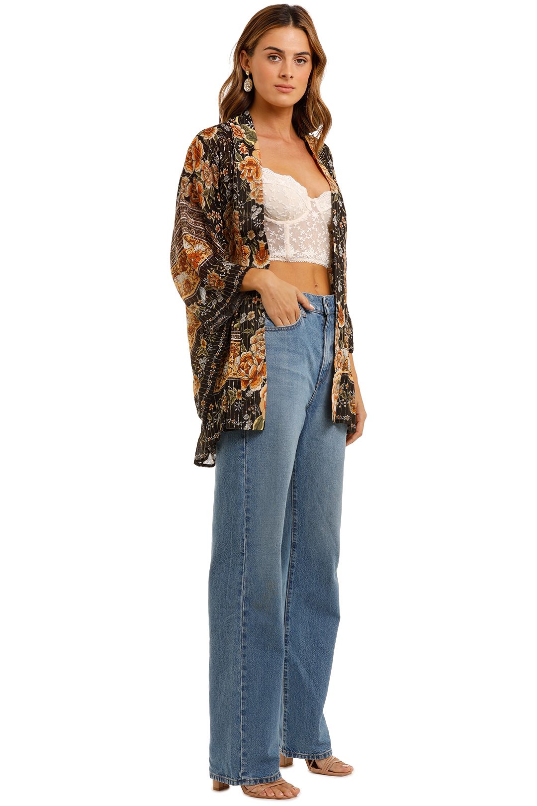 Mystic Short Robe in Nightfall | Spell | GlamCorner