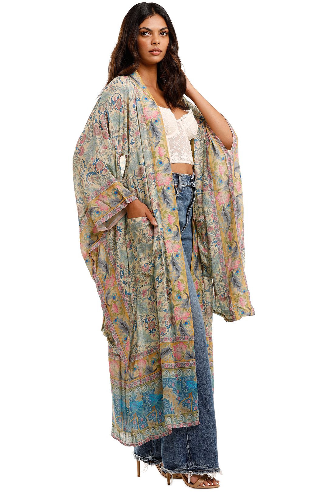 spell oasis boho maxi dress Robe Opal | Size:98