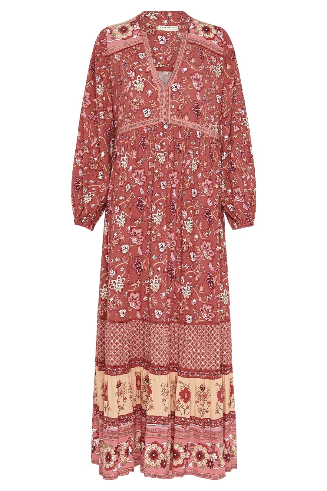 Portobello Road Gown in Wine Spell GlamCorner