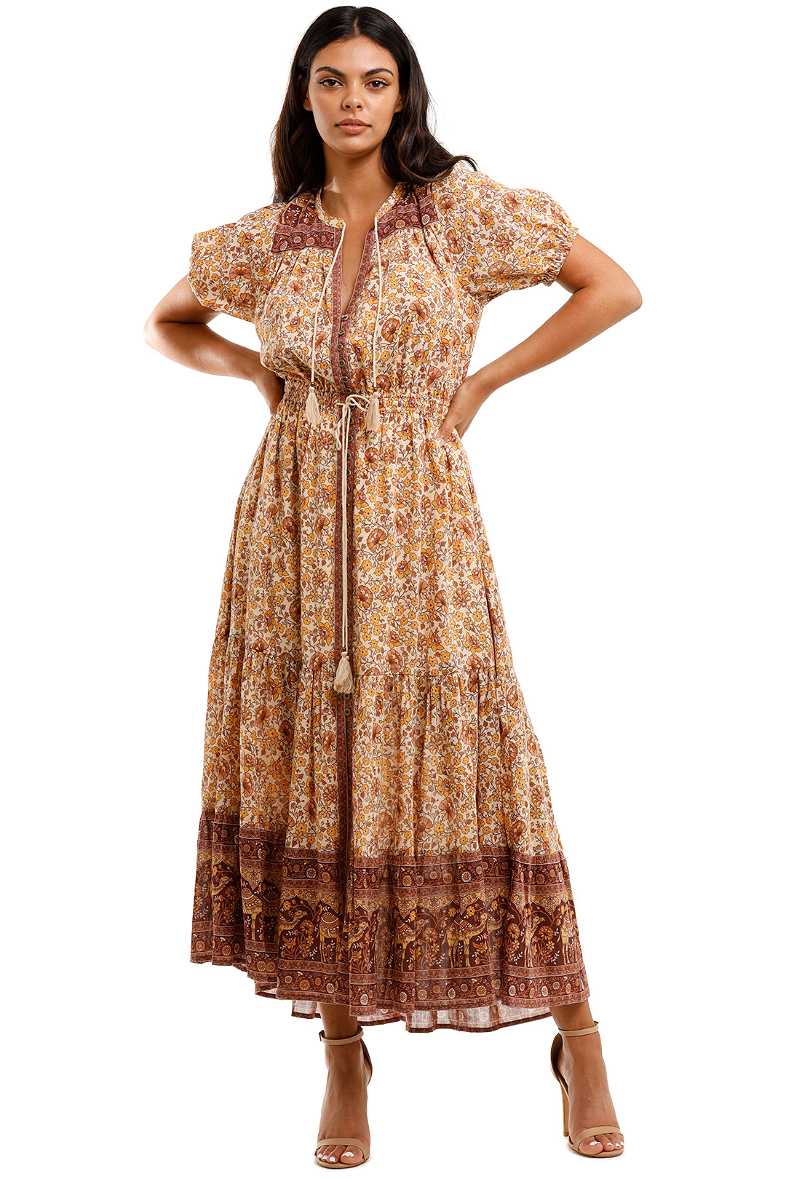 Sundown Gown in Spice | Spell | GlamCorner