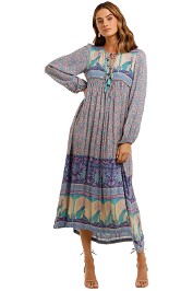 Spell Xanadu Maxi Dress Opal V neck
