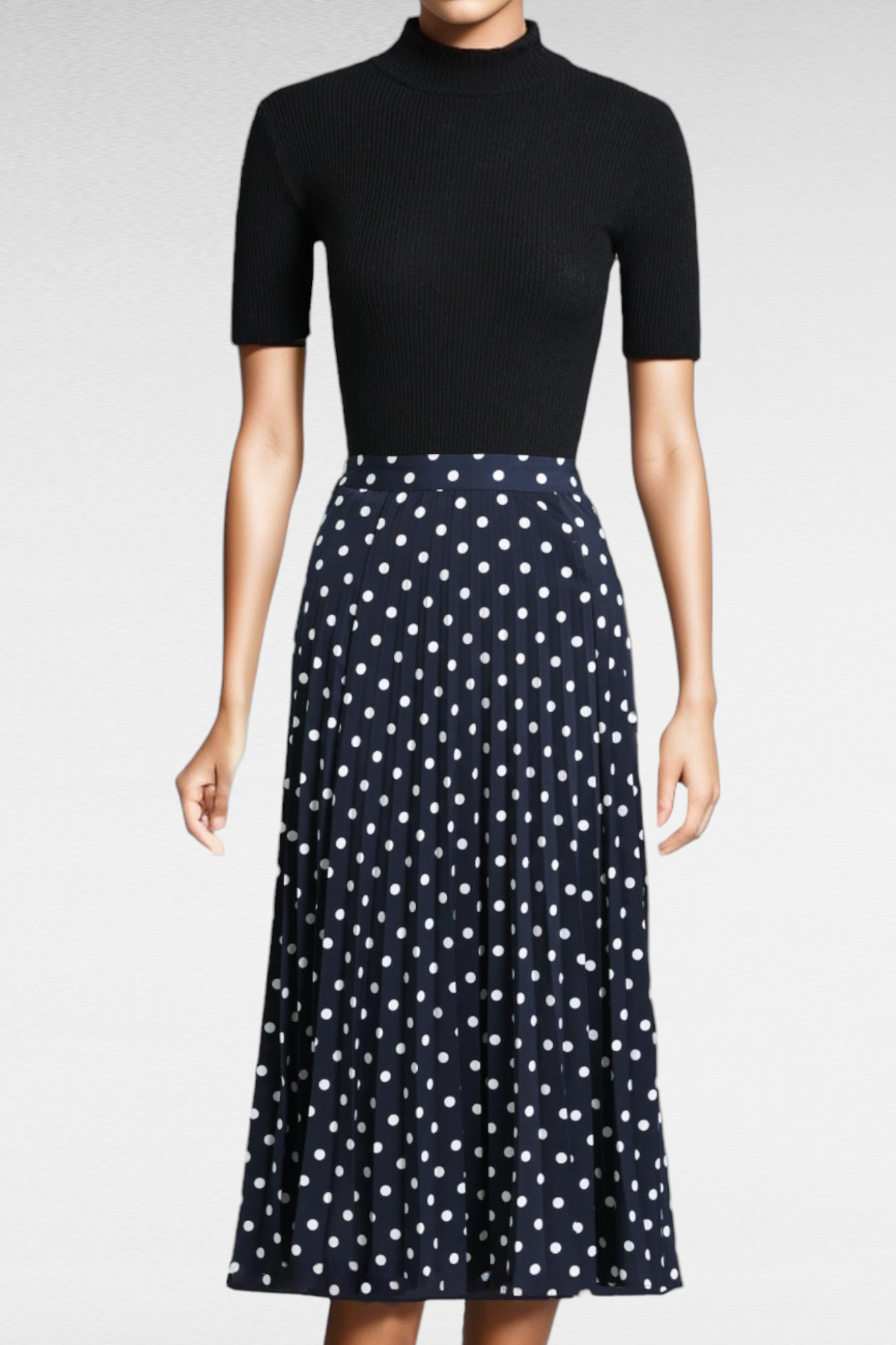 Buy Blue and White Polka Dot Skirt | Sportscraft | GlamCorner Buy Blue and White Polka Dot Skirt | Sportscraft | GlamCorner