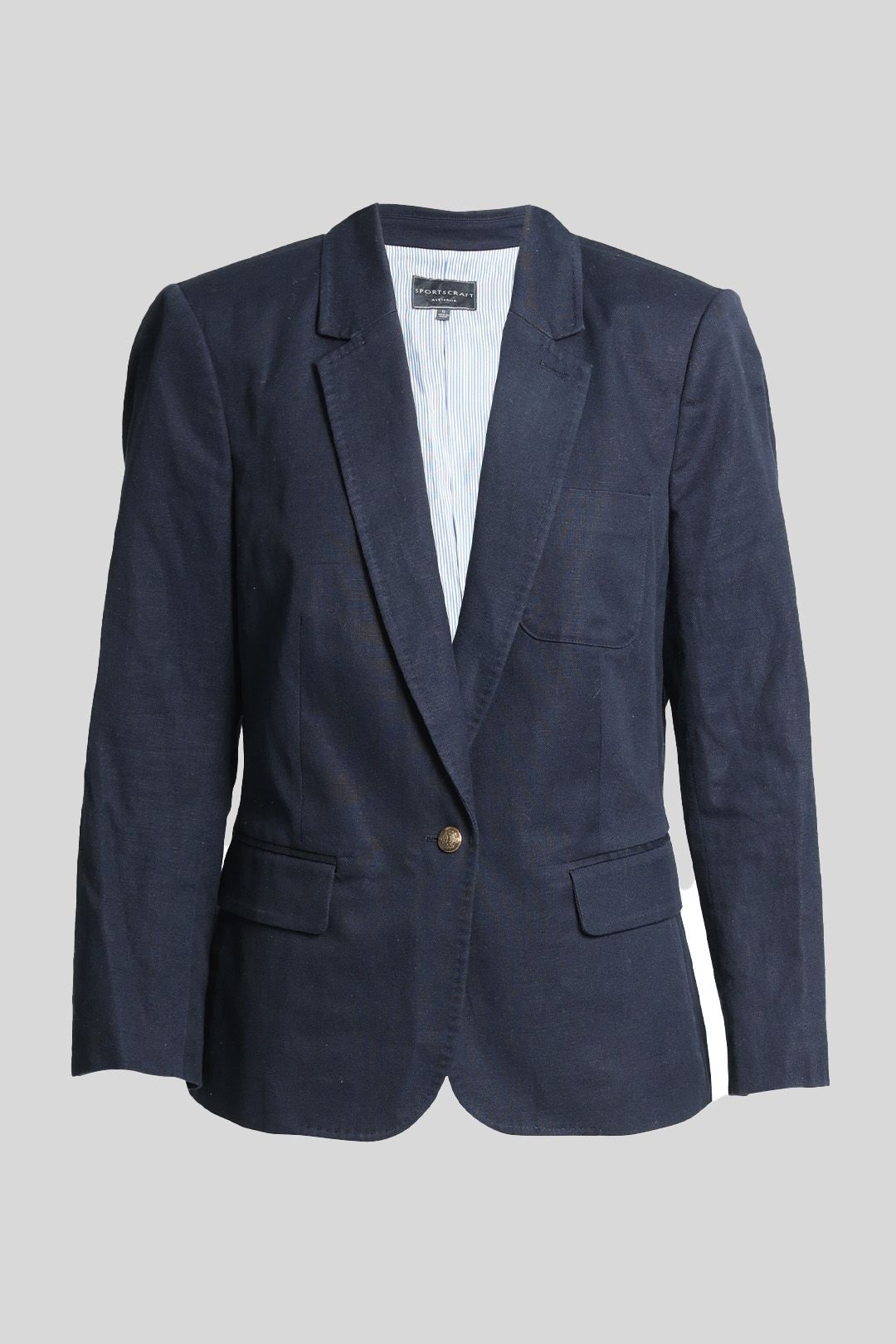 Navy Single Breasted Blazer