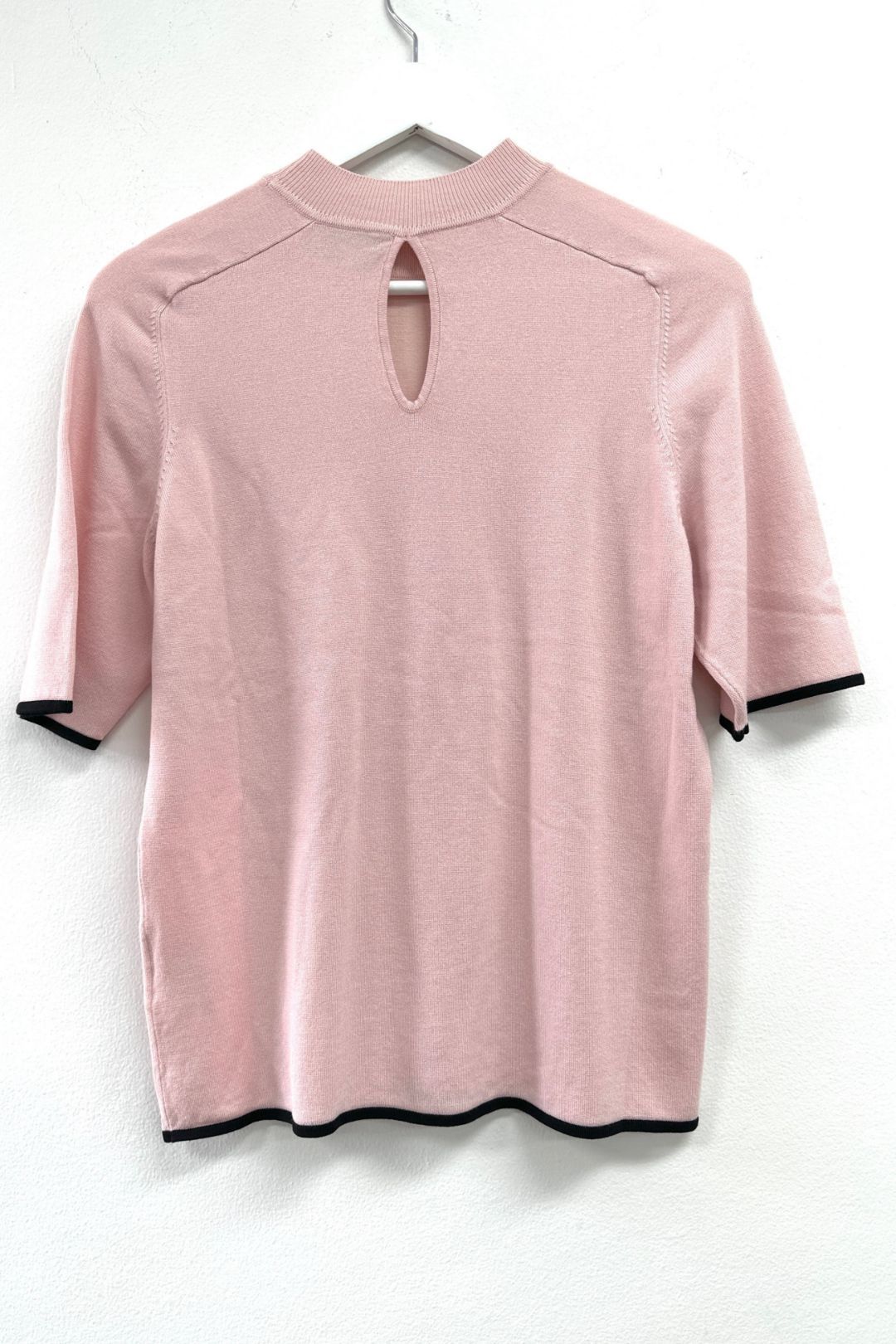 Sportscraft Soft Pink Short Sleeve Knit Top