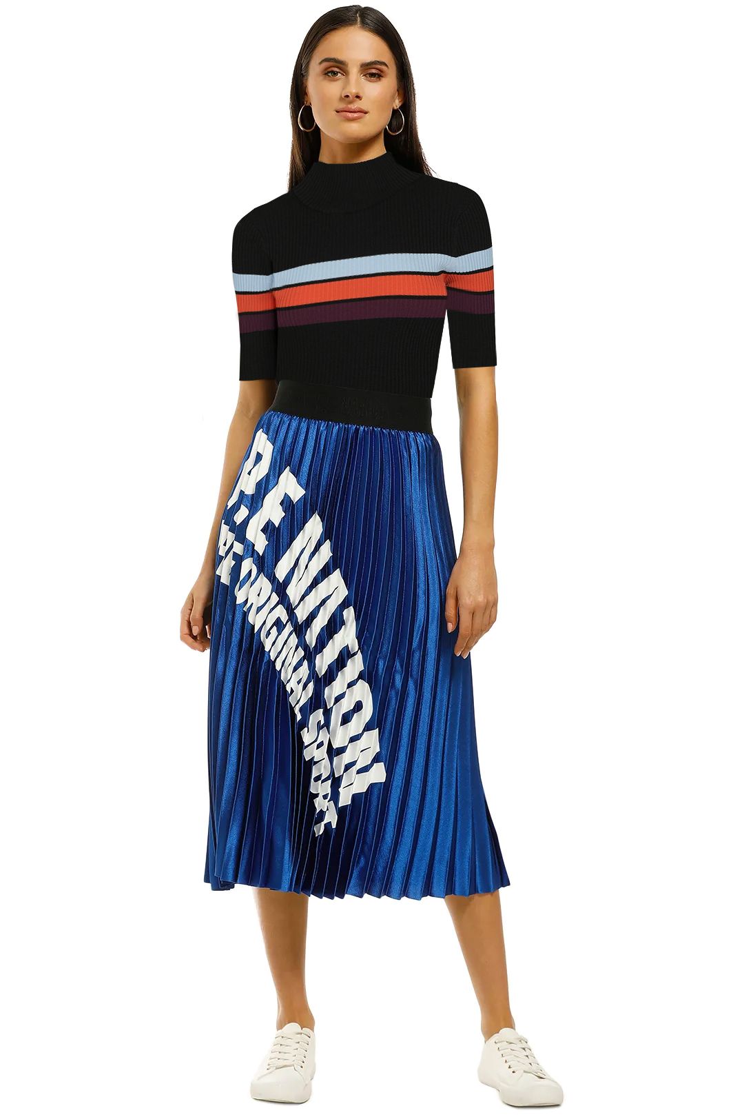 Bande-Studio-Keystone-Rib-Knit-Tee-Black-Stripe-Front