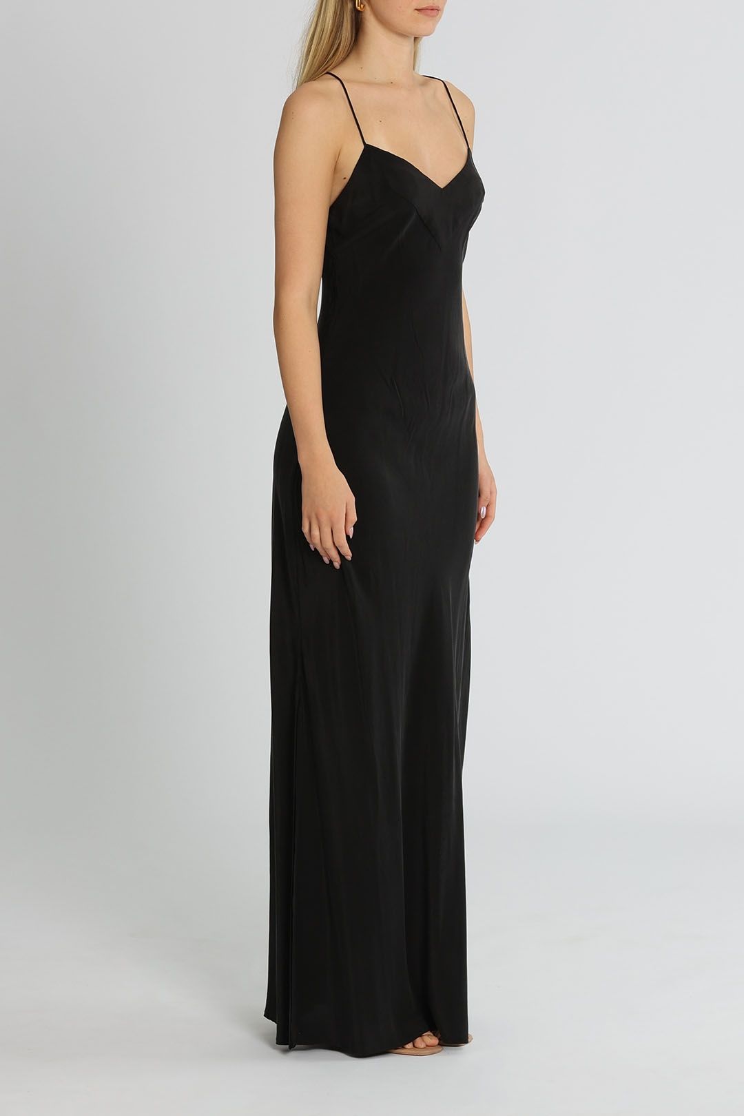 Bias cut silk dress cheap
