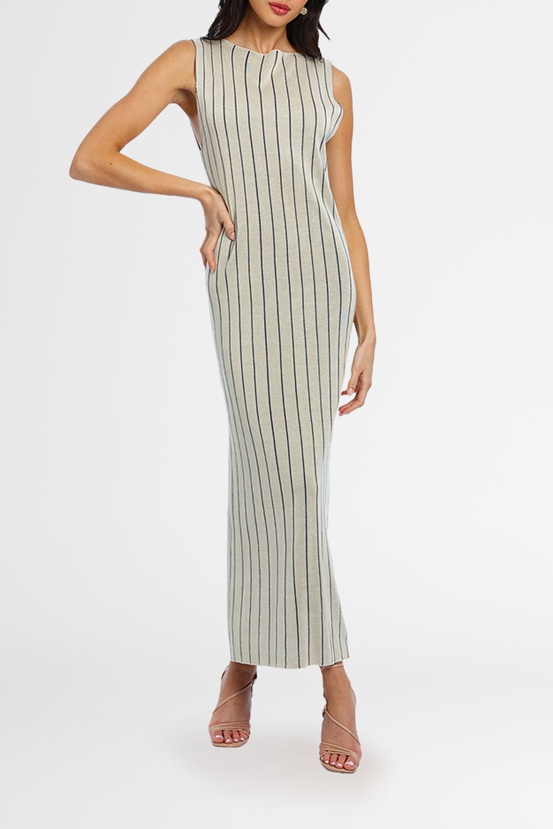 Hire Jacquard Stripe Knit Dress St Agni GlamCorner