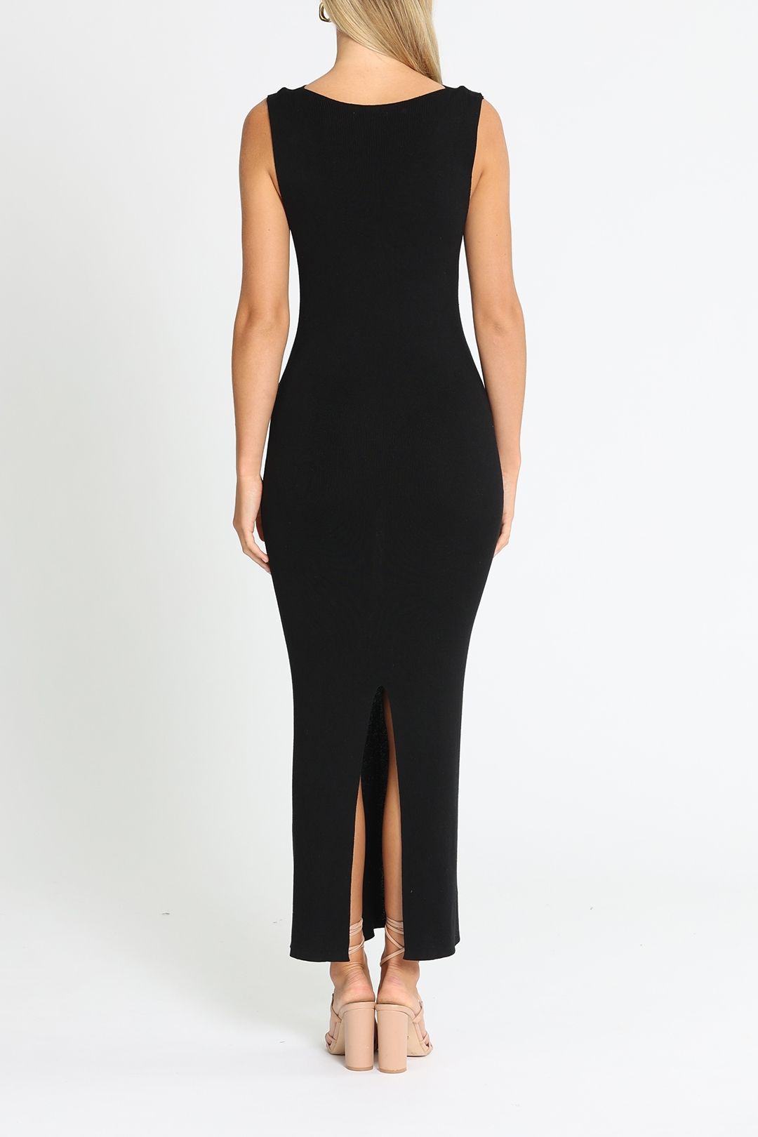 ★ DIAGONAL★ L NETTING KNIT DRESS black DA234KN02BK Contoured Ribs Dress | Wolford United States