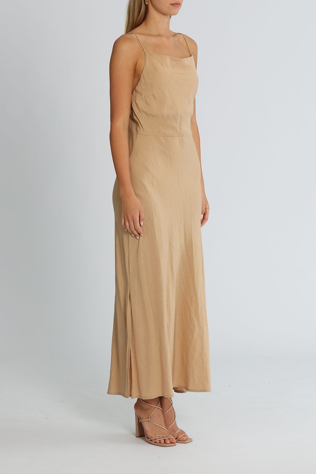 chinese dress ladies St Agni Knit Bodice Asymmetrical Dress