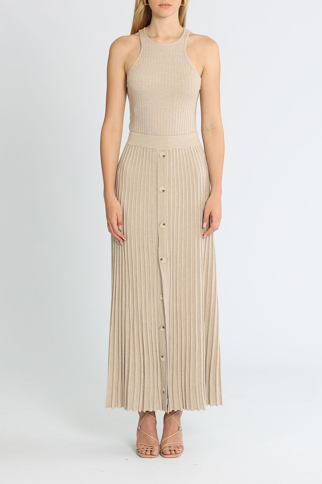 Staple The Label Anneli Knit Tank and Midi Skirt Set